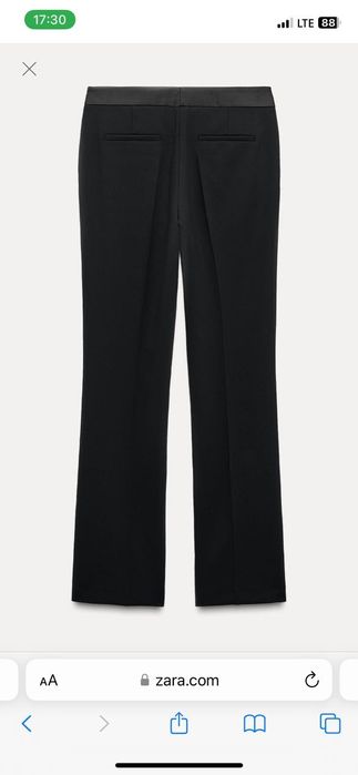 Панталон черен ZARA