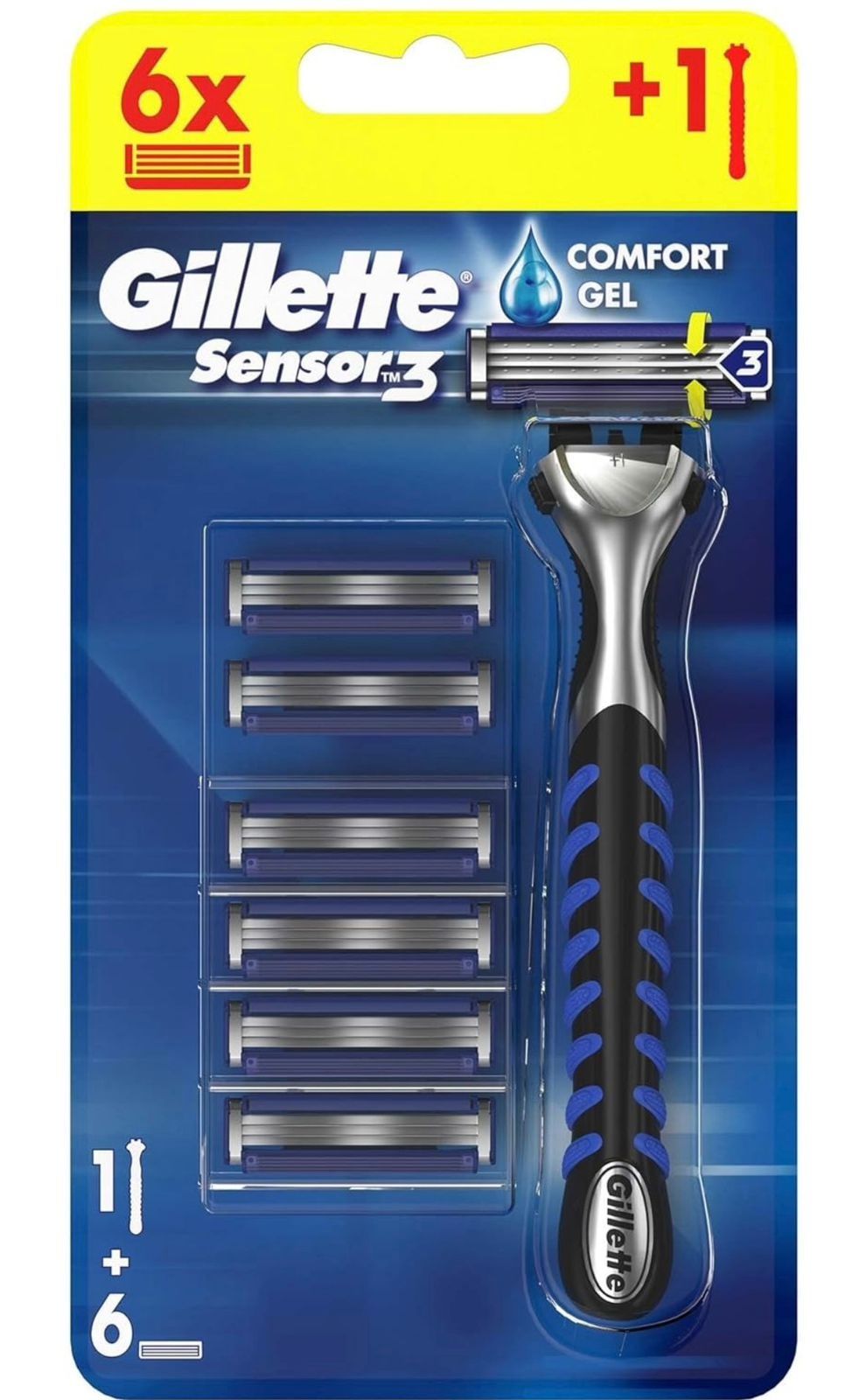 Бритва, Gillet Sensor 3,  6 касета Срочно!!