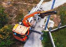 Inchiriere Macara HIAB. Automacara De Inchiriat 50-100t. Transport 16t