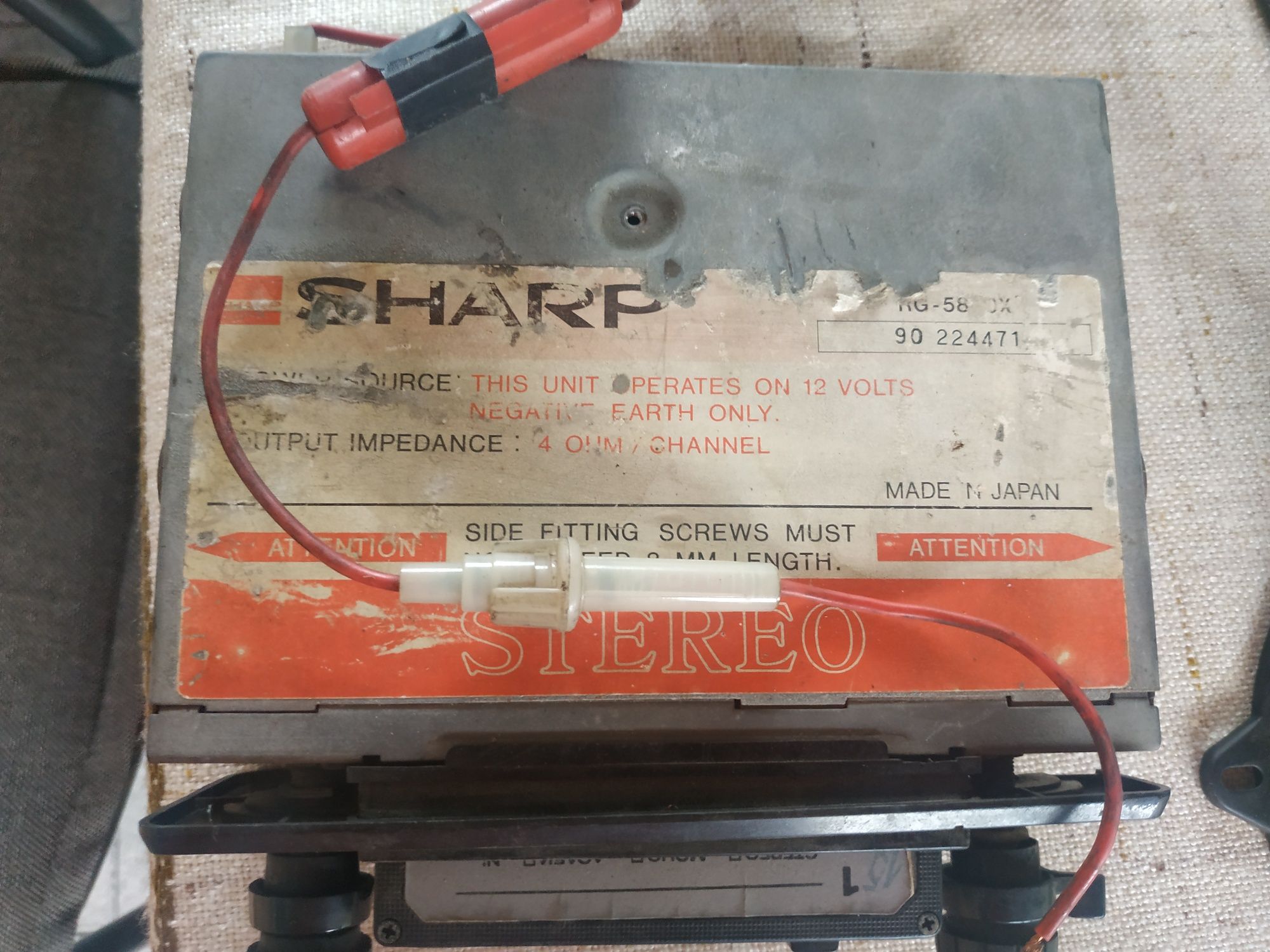Рядко- SHARP RG- 5800H радио