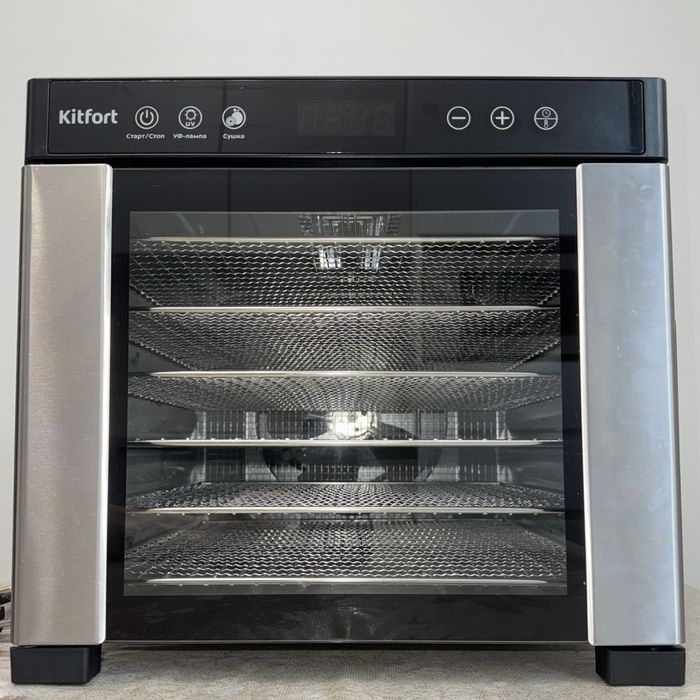 Электросушилка 2в1 дегидратор-стерилизатор Kitfort с уф-лампой
