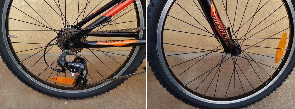 Bicicleta MTB, aluminiu, Scott scale, roti pe 24"