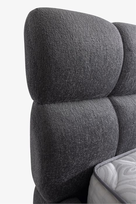 Тапицирано легло Premium Графитено сиво