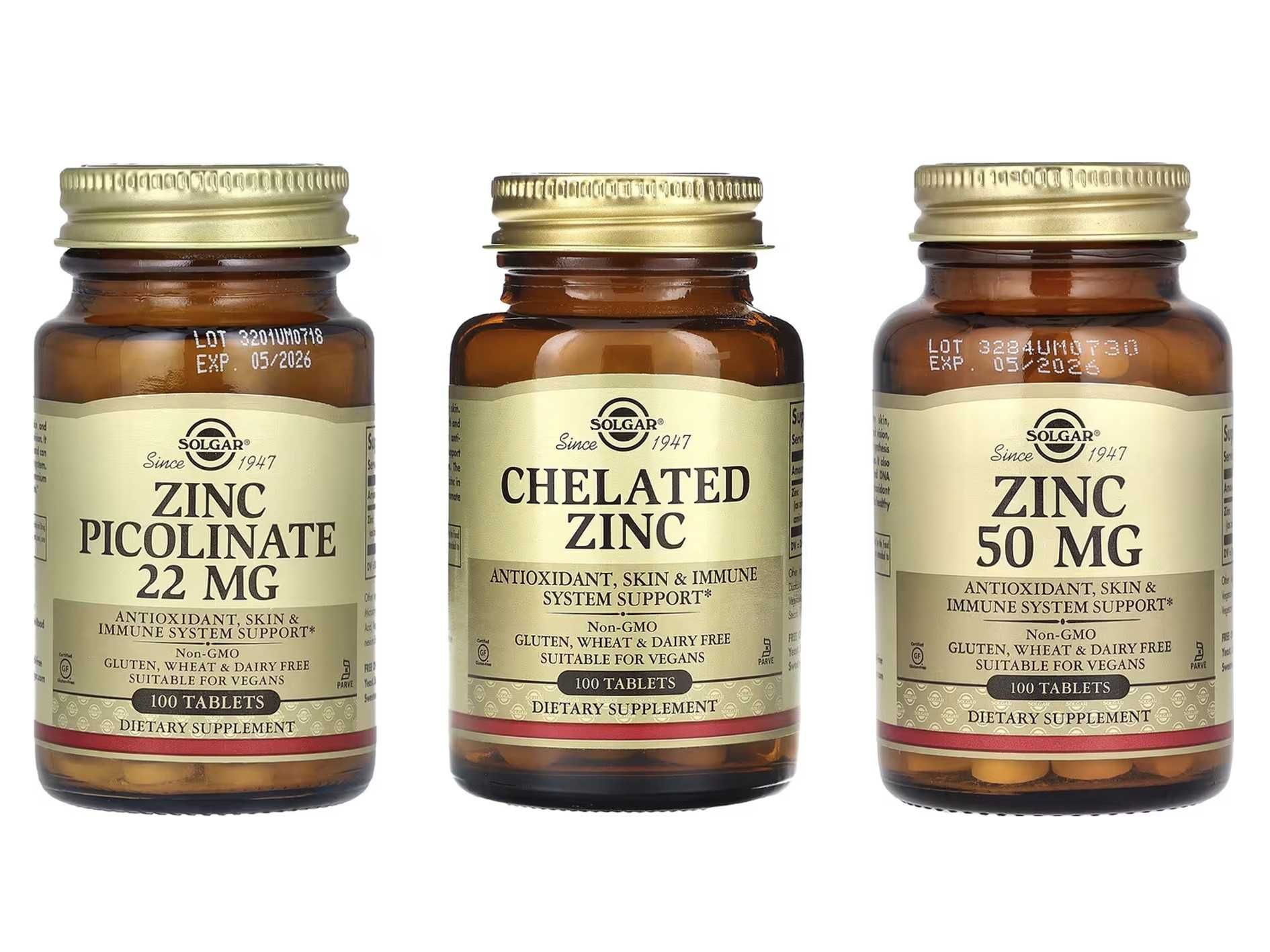 Solgar Пиколинат цинка хелатный цинк Zinc Picolinate Chelated Zinc
