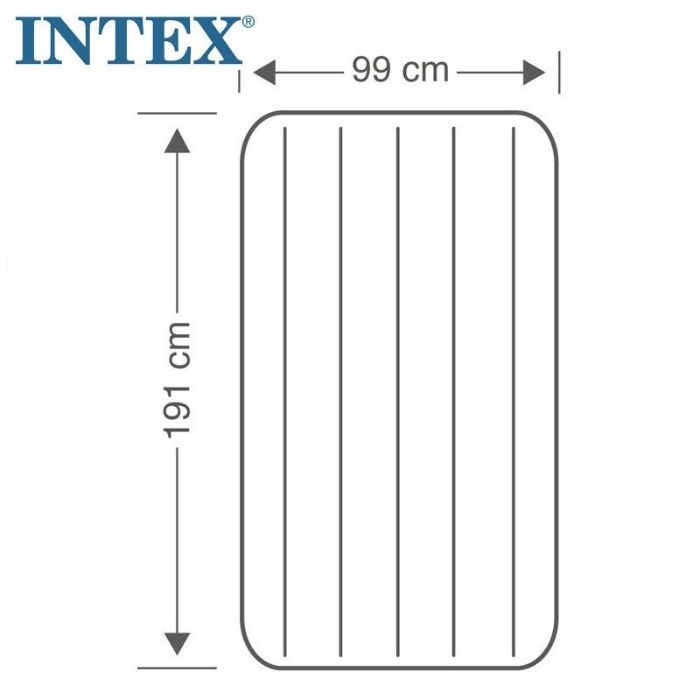 Надуваем матрак Intex