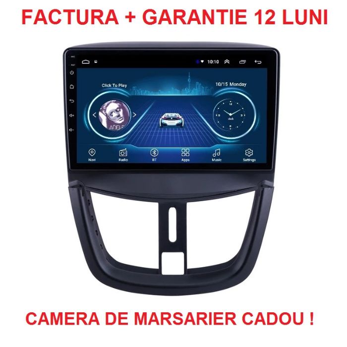 Navigatie Peugeot 207 , Android Noua Garantie Camera Marsarier Gratis