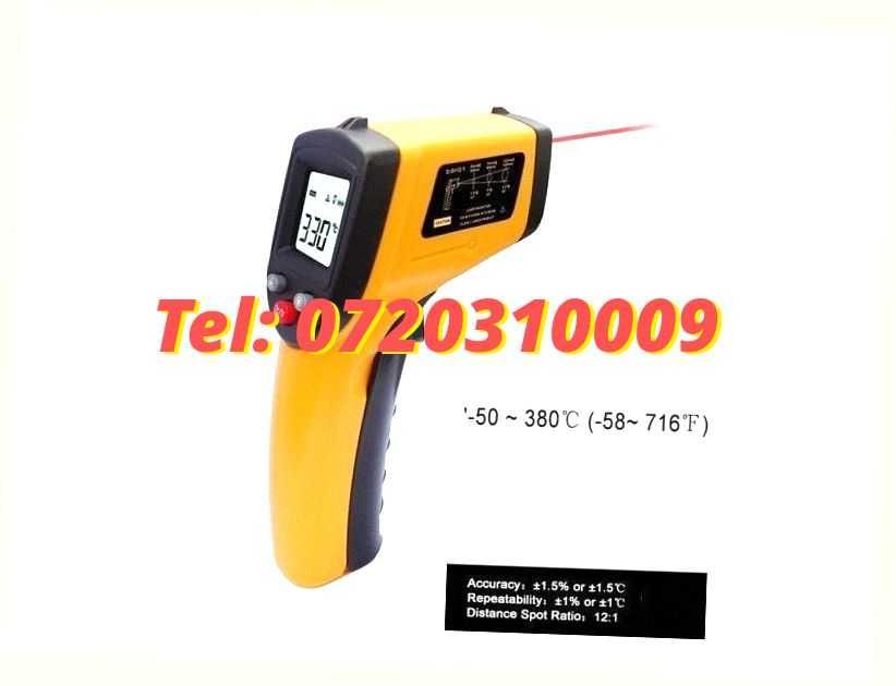 Termometru Industrial Profesional 50 380c Uni Galbennegru