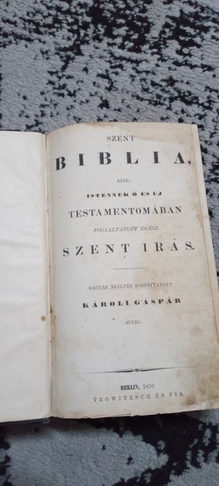 Biblie veche 1859