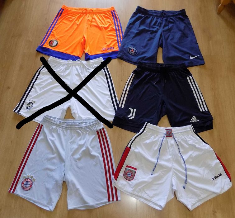 футболни къси панталони bayern juventus paris saint germain feyenoord