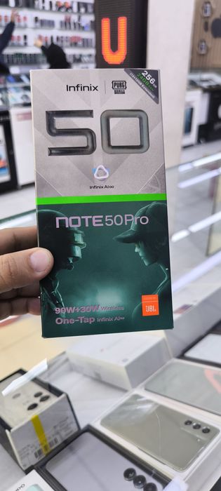 infinix note 50pro 24/256 silver