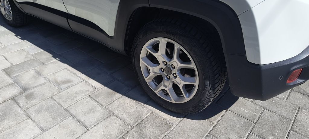 Jante Jeep  Originale de pe mașină R17 + cauciucuri M+S puțin uzate