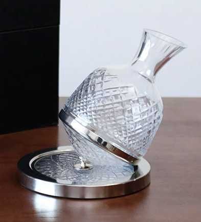 Decantor de vin, rotativ