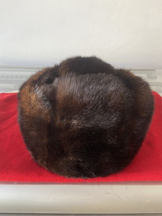 Норковая шапка мужская