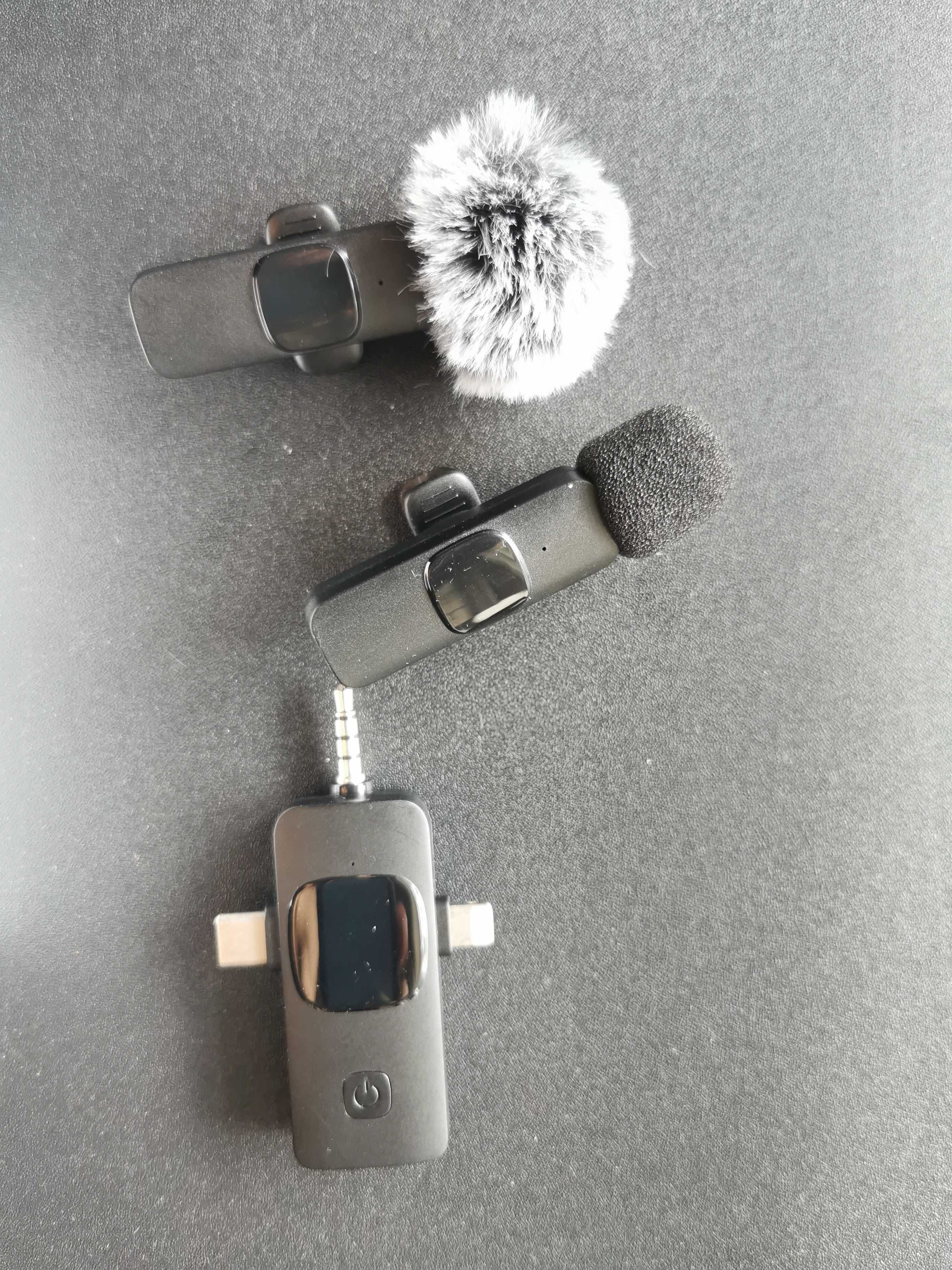 Безжичен микрофон за фотоапарат, лаптоп, смартфон, айфон,