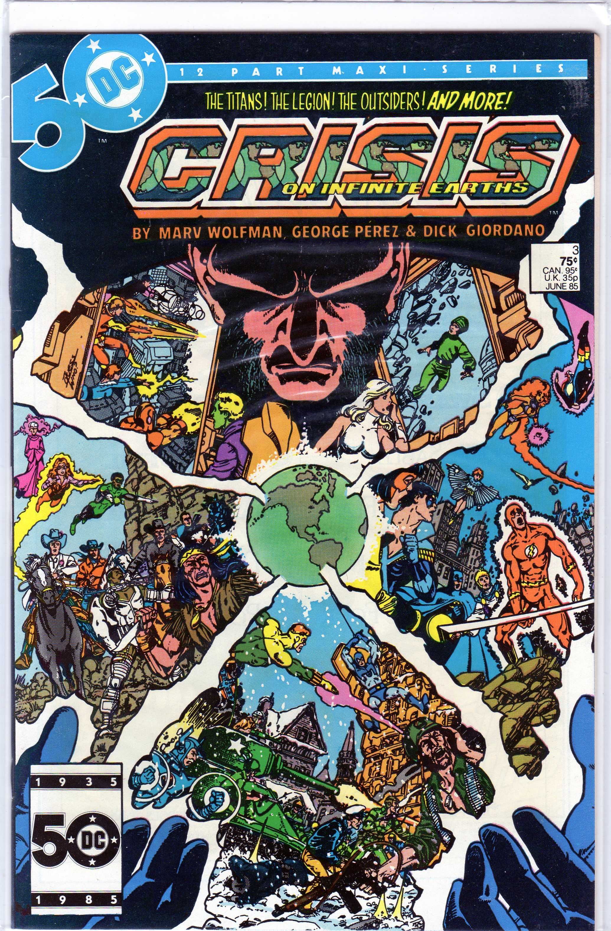 Crisis on Infinite Earths #1-10 seria de benzi desenate