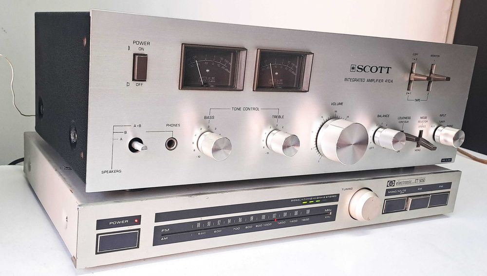 Scott 410A Integrated Amplifier Wu metre ace