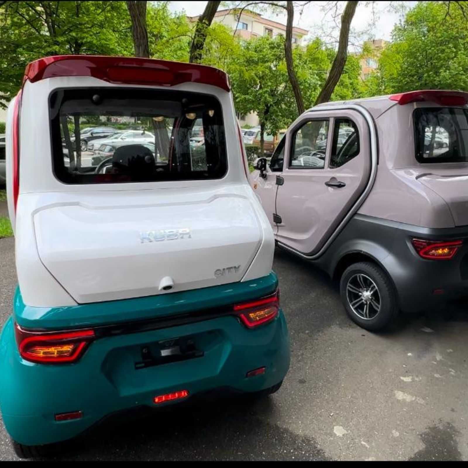 Cvadriciclu Electric Kuba City - Masina Electrica Fara Permis 90km aut