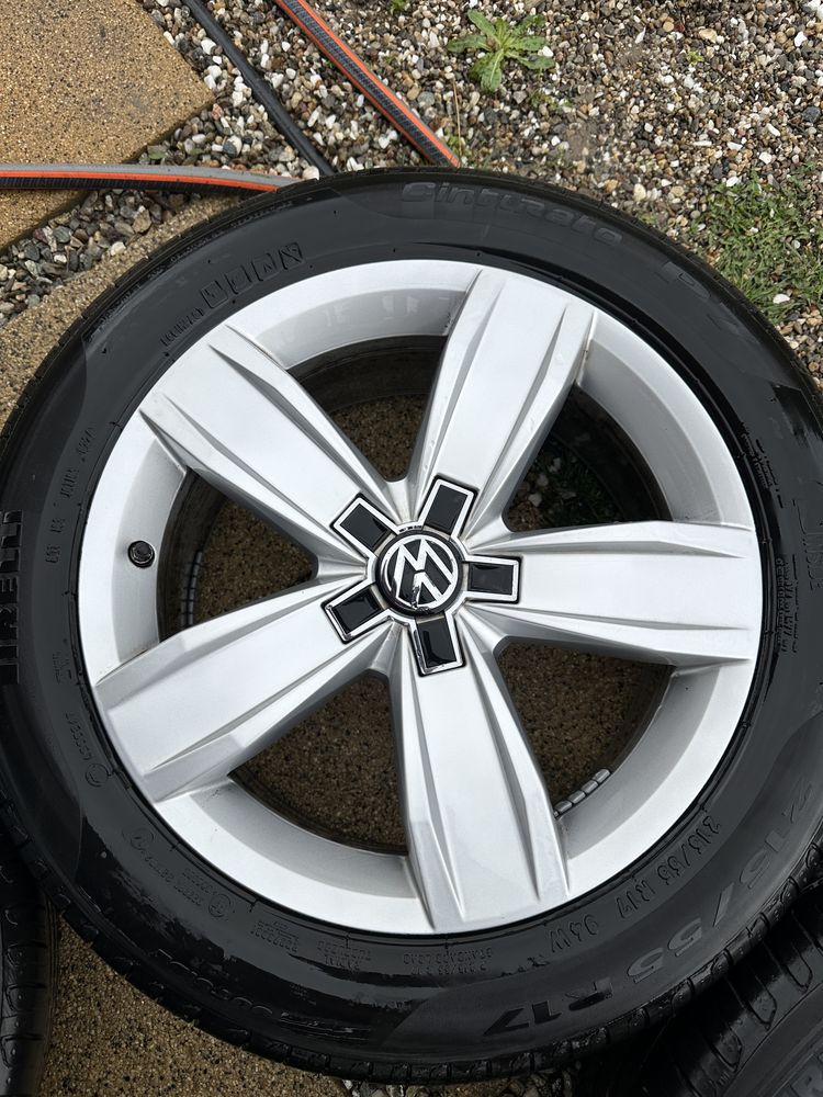 Jante 17” istanbul passat b8 b8.5 215/55/17 ca noi vara pirelli p7