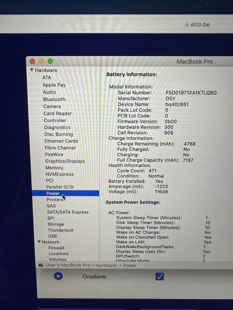 Macbook pro 16 inch 2019 i9 16 gb 1 tb ssd radeon pro 5500m impecabil