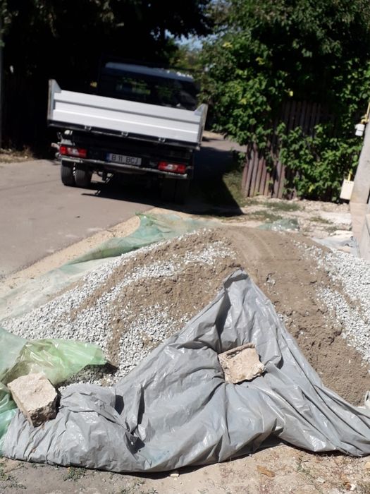 Balastru amestec pentru beton (nisip cu piatra)