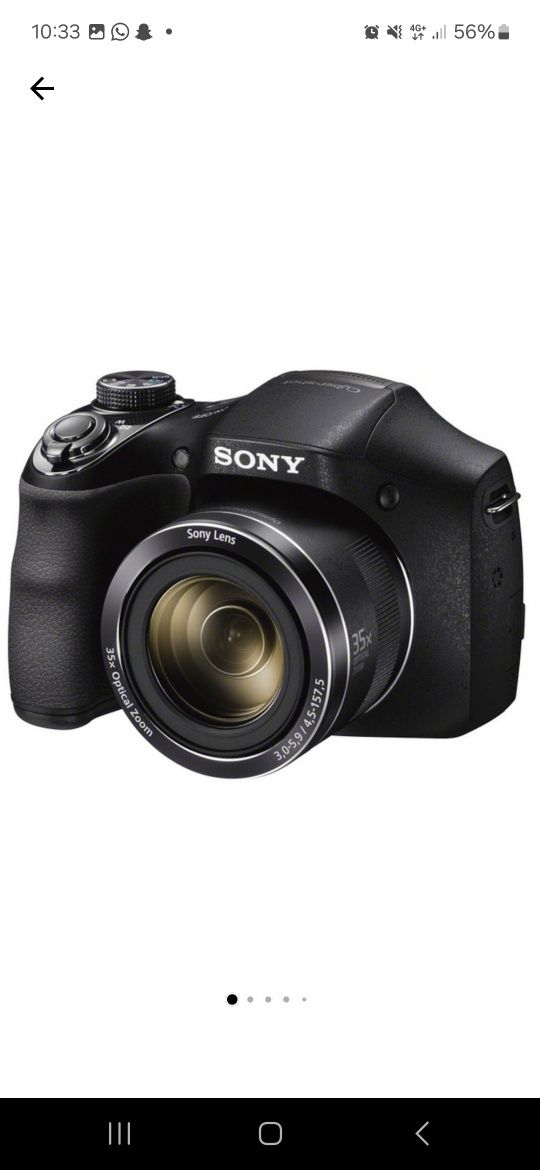 Aparat foto digital Sony Cyber-Shot DSC-H300, 20.1MP, Black