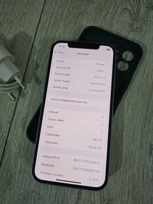 Vand Iphone 12 128 GB Neverlock Stare buna