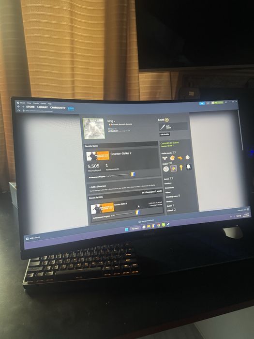 Monitor Philips Evnia 240hz 27inch 0.5 ms , low input lag fastresponse
