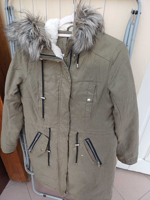 Geacă lungă de iarnă - pentru femei, mărimeXS