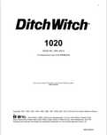 Vand manual reparatie ditch witch 1020