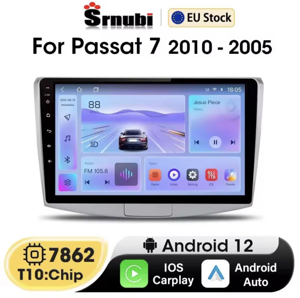 navigatie vw passat android auto car play 32GB 2GB