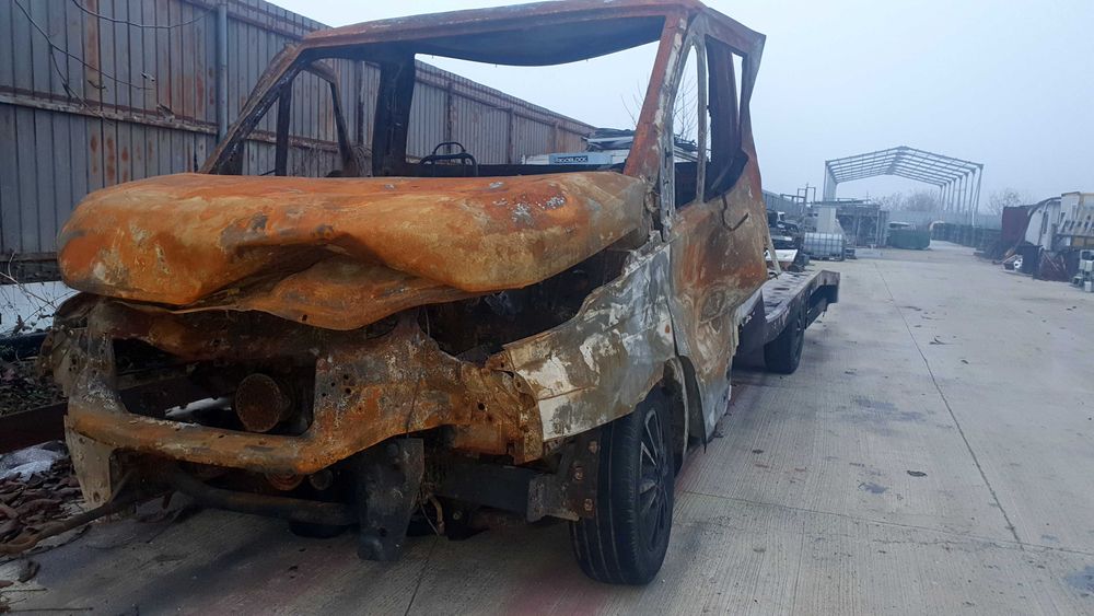 Iveco Daily 35S18, an  2021, sasiu autoplatforma acte Ro - avariat