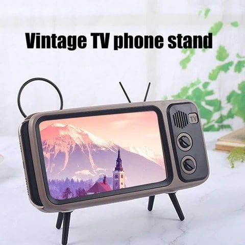 подставка для телефона mini tv ретро дизайн