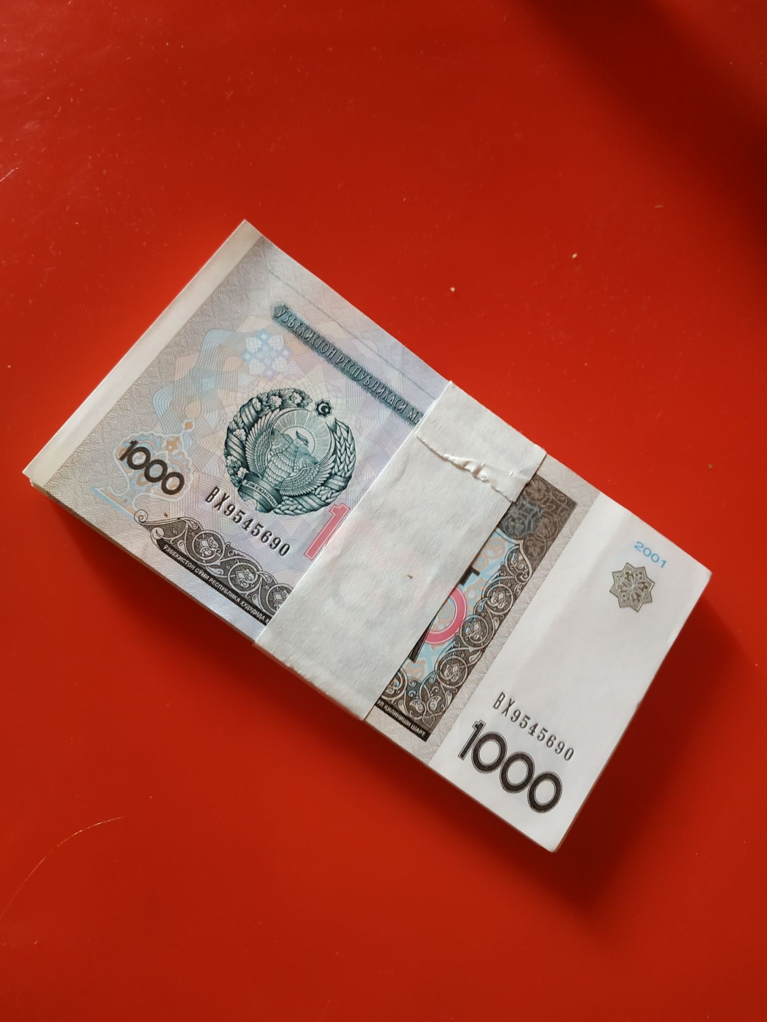 Минг сўмлик ,бир почка , ЯНГИ.100 та.