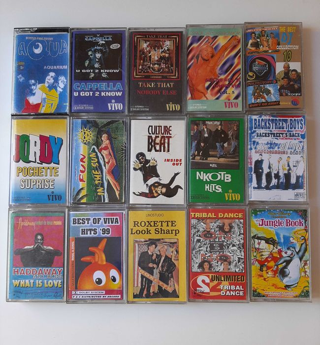 Casete audio originale cu muzica straina si romanesca