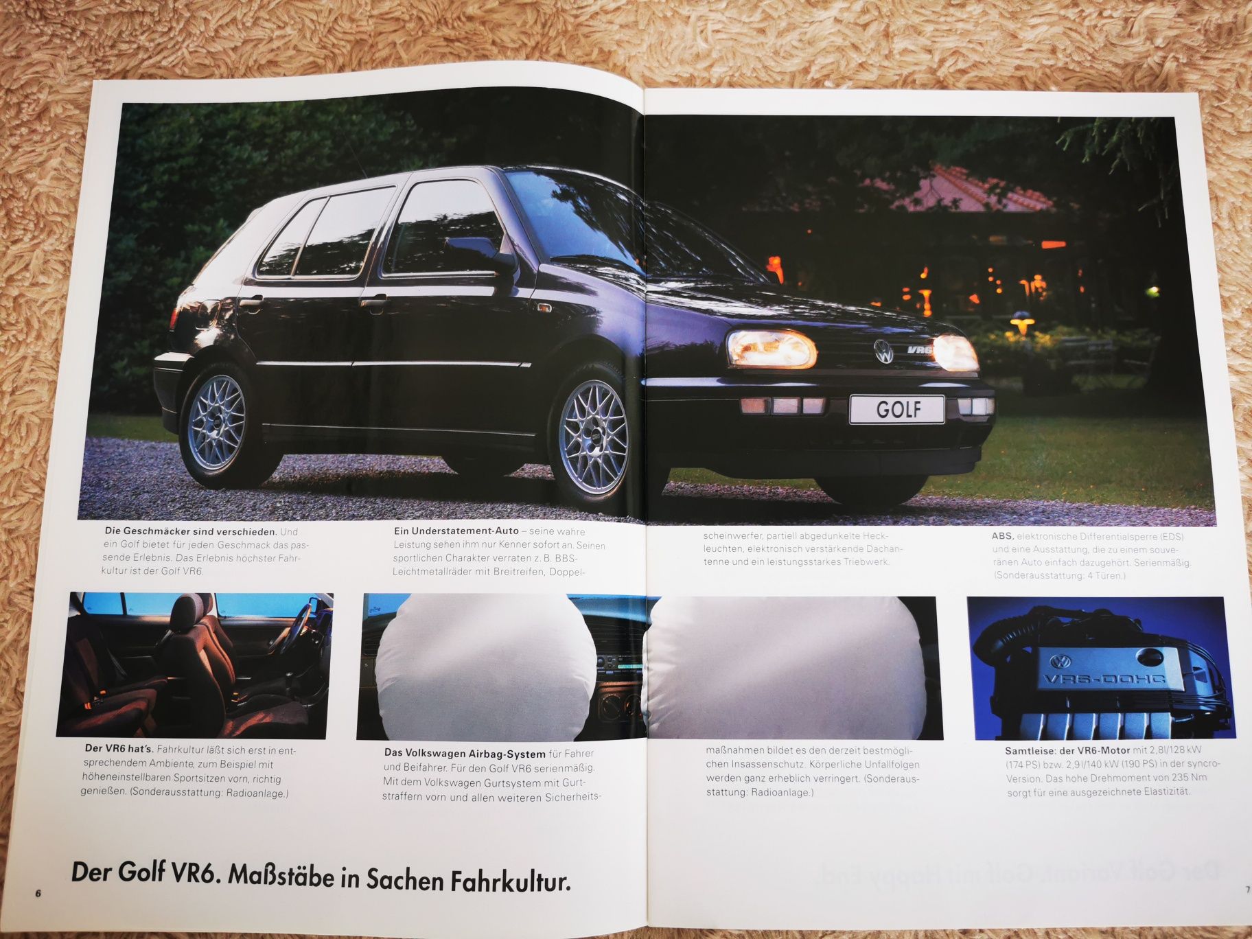 Brosura de prezentare modele VW 07.1995