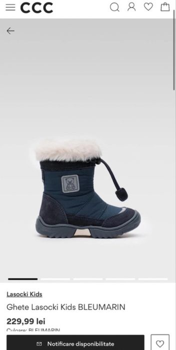 Cizmulite iarna marime 24