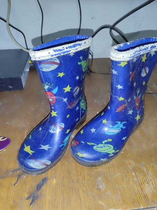 Детские резиновые сапоги, утепленные, 27 рр
