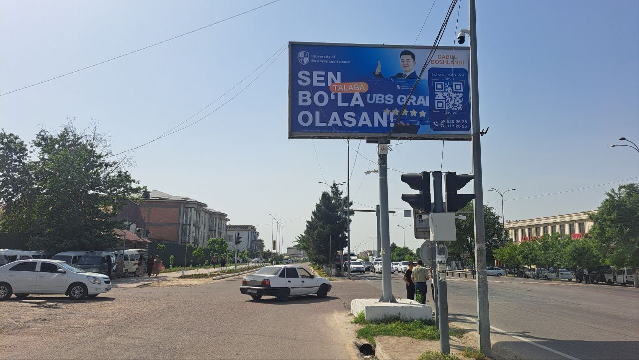 Led ekran, bilbo'rdlarda reklama