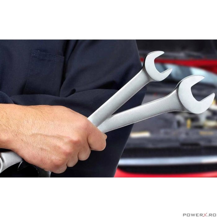 Set chei combinate, 6-22 mm, 12 piese, crom-vanadiu, Verke