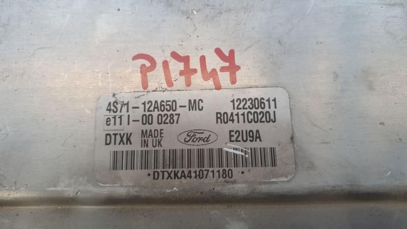 Calculator ecu Ford Mondeo 3 2000-2008 B5Y 4s7112a650mc
