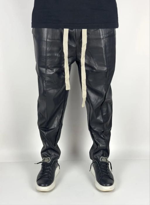 Pantaloni Piele cu șireturi lungi! Calitate premium!