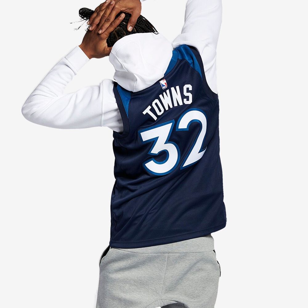 Nike NBA #32 Karl-Anthony Towns Minnesota Timberwolves Swingman Jersey