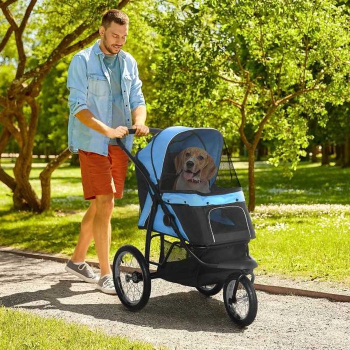 Кучешка количка PawHut с функция Jogger до 20 кг