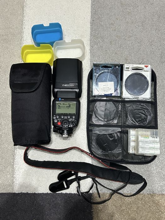 Canon 250D 11k shutters + 3 obiective + accesorii