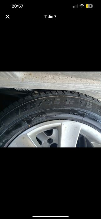 Vand 4 buc cauciucuri de vara dot 19 25 noi