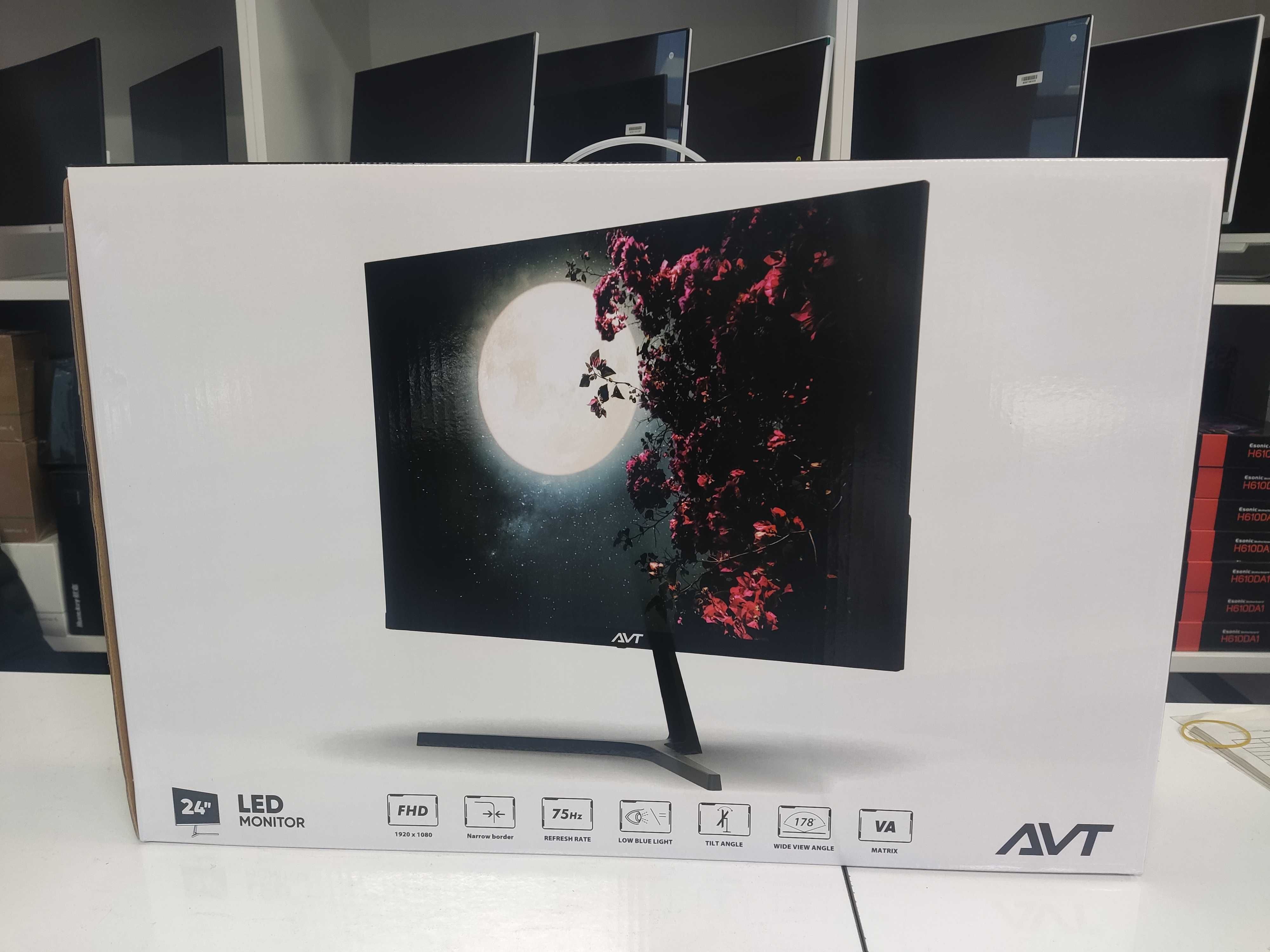 Монитор LED Avtech 24" MA200-B 24S 75Hz НОВЫЙ