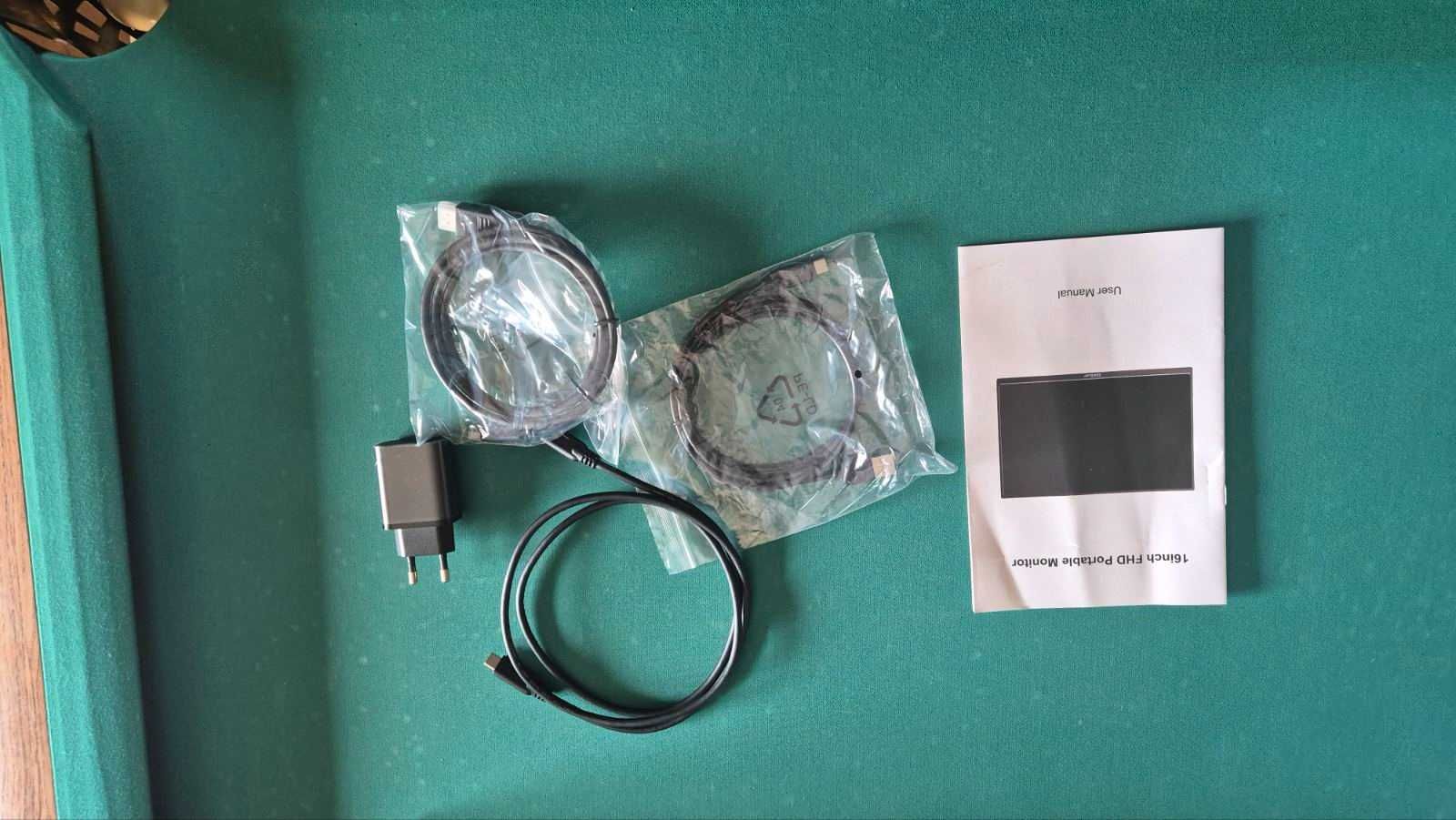 ZEUSLAP 16" Portable Monitor 100%sRGB 1200P IPS преносим монитор