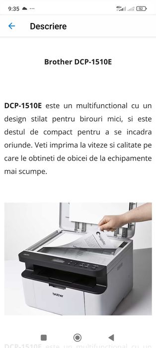 Imprimanta Brother DCP-1510E