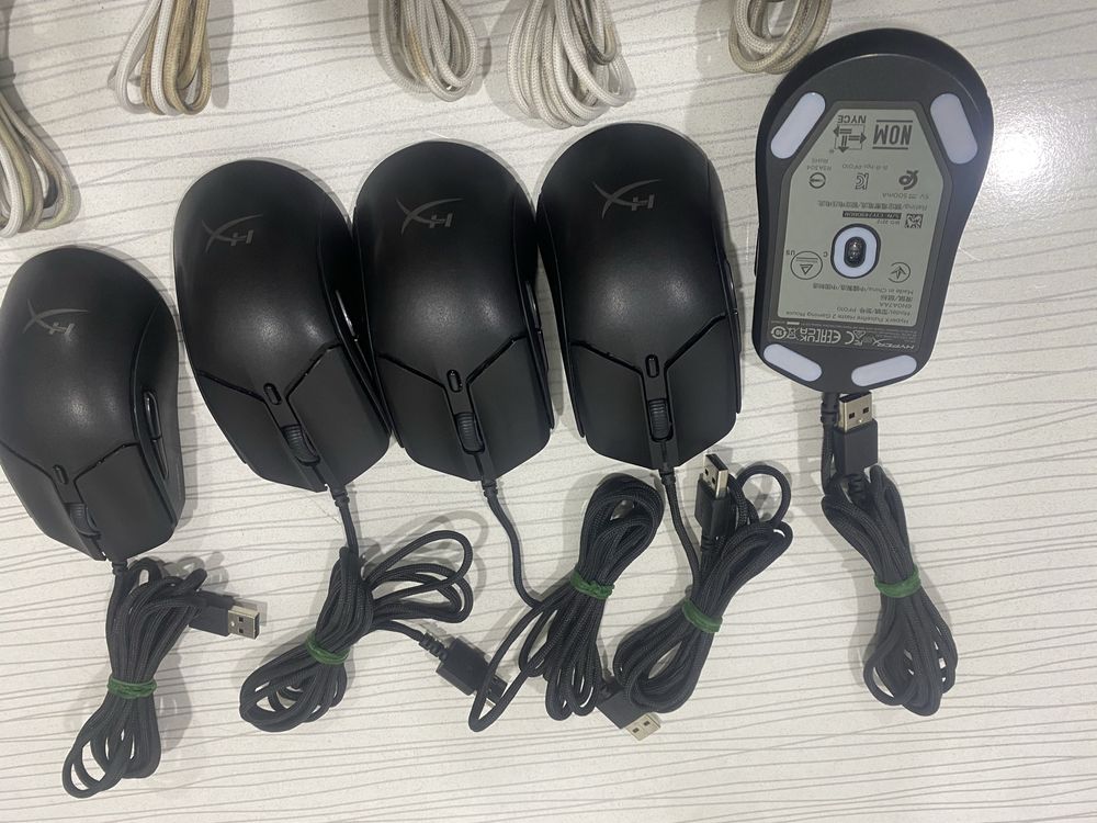 Мышки hyperx haste, hyperx pulsfire, asus roc