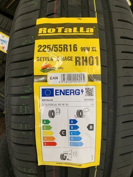 Нови летни гуми ROTALLA SETULA E-RACE RH01 225/55R16 99W XL НОВ DOT